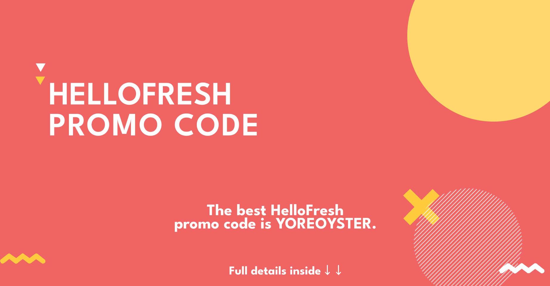 HelloFresh Canada Promo Codes (Mar 2024) Save 60 Yore Oyster