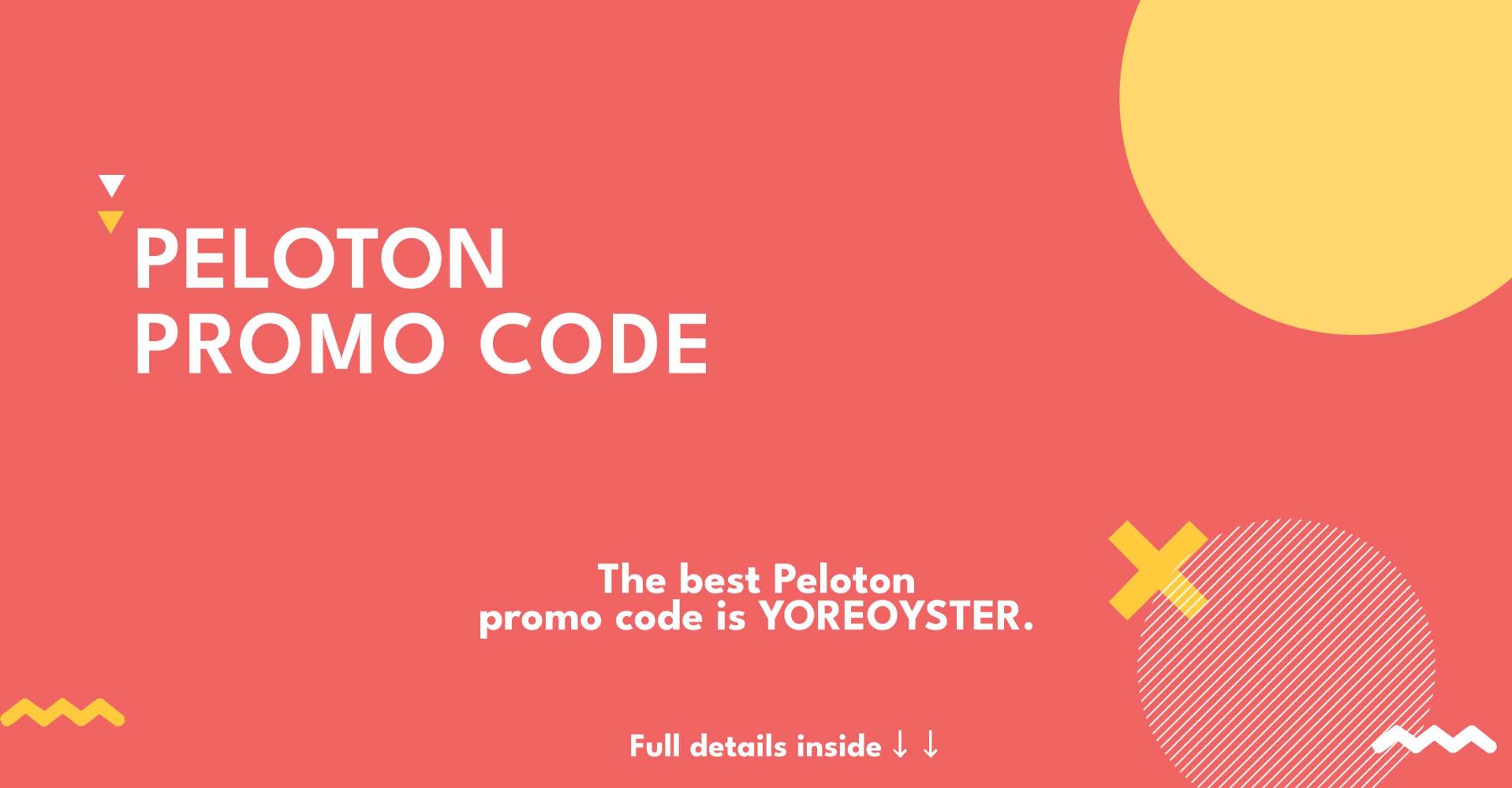 Peloton Canada Promo Codes (Mar 2024) Save 20 Yore Oyster